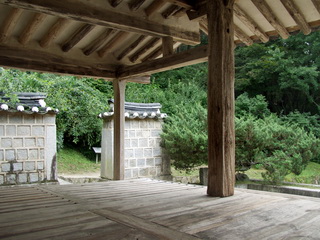 서당의 일상공간 도산서당 마루